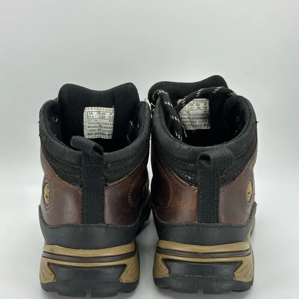 Kids Timberland Leather Backroad Hiking Boots